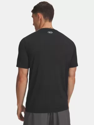 Pánské triko UNDER ARMOUR TECH TAPING SS 6012356-001 ČERNÁ