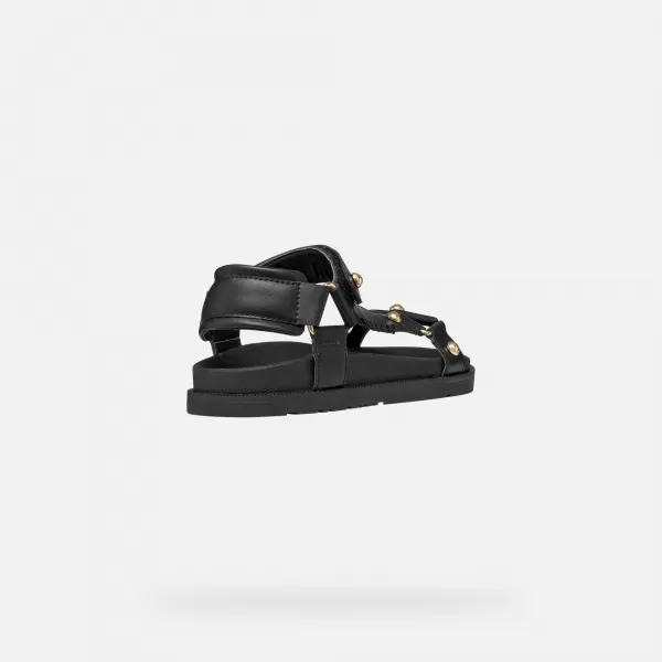  Dívčí sandály GEOX SANDAL FOAMMENTERA J65P0D000BCC9999 ČERNÁ 