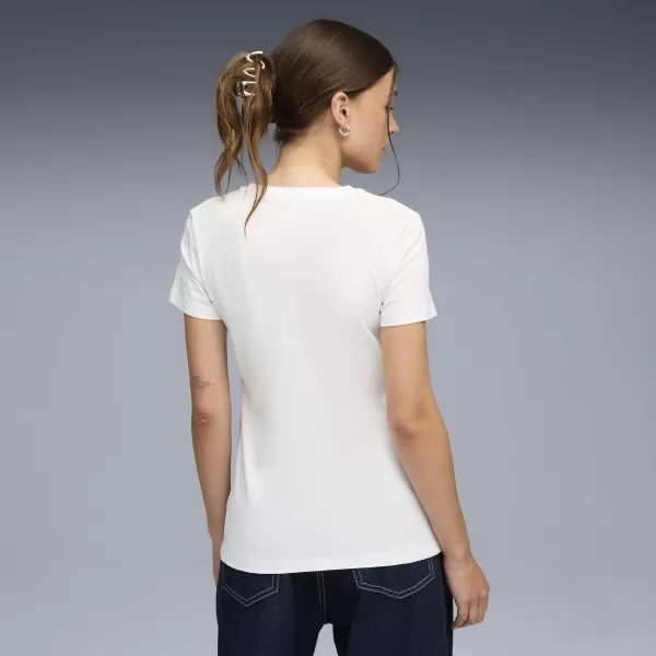  Dámské triko PUMA ESS LOGO LAB TEE 691824_02 PUMA WHITE 