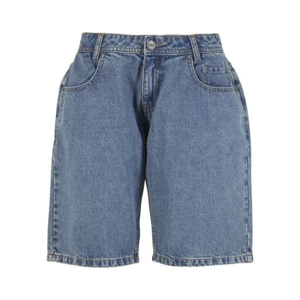  Dámské kraťasy DEF DFLSH035 MID BLUE WASHED 