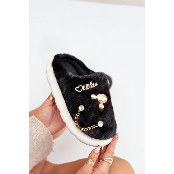  Dámské pantofle BOTO IVELFEDI 35011 BLACK 