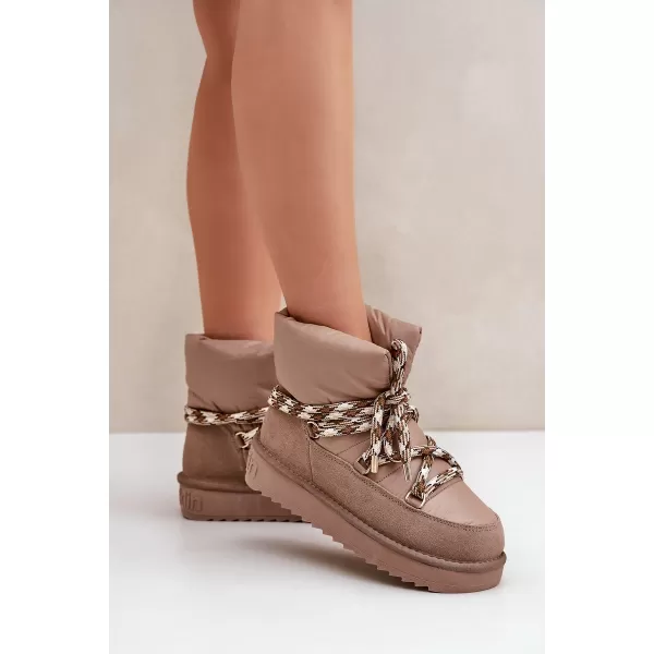  Dámské sněhule D.FRANKLIN DFSH375003 TAUPE 