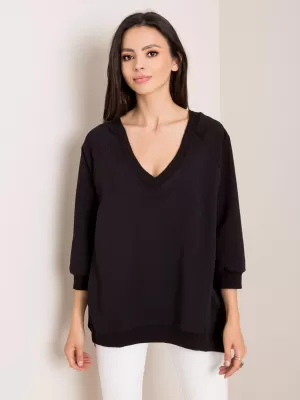 Dámská mikina RUE PARIS RV-BL-5676.09 NOIRE