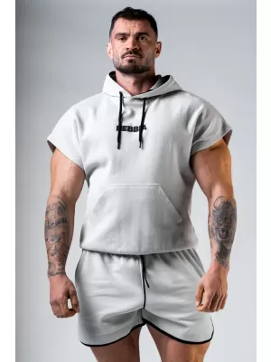 NEBBIA Tréninkový rag top HERO 297 LIGHT GREY