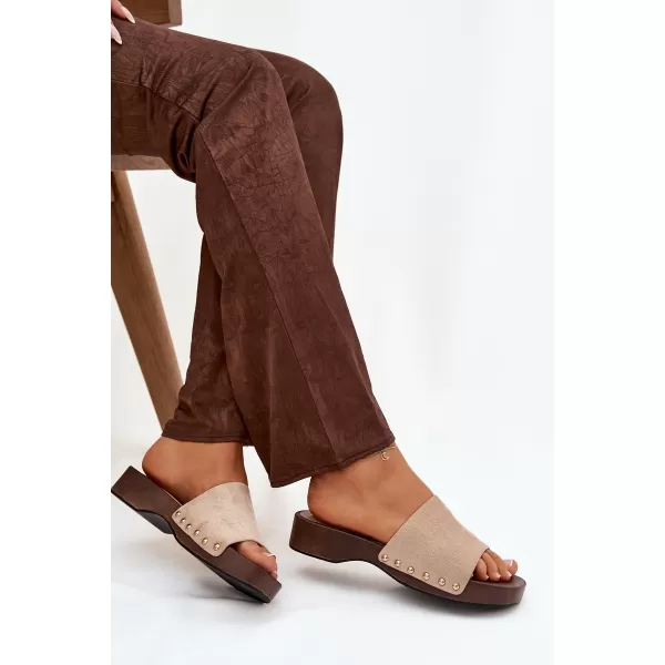  Dámské pantofle BOTO FERINNA 41222 KHAKI 