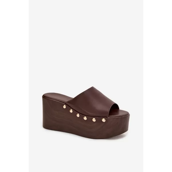  Dámské nazouváky BOTO MARELINE 41233 COFFEE 