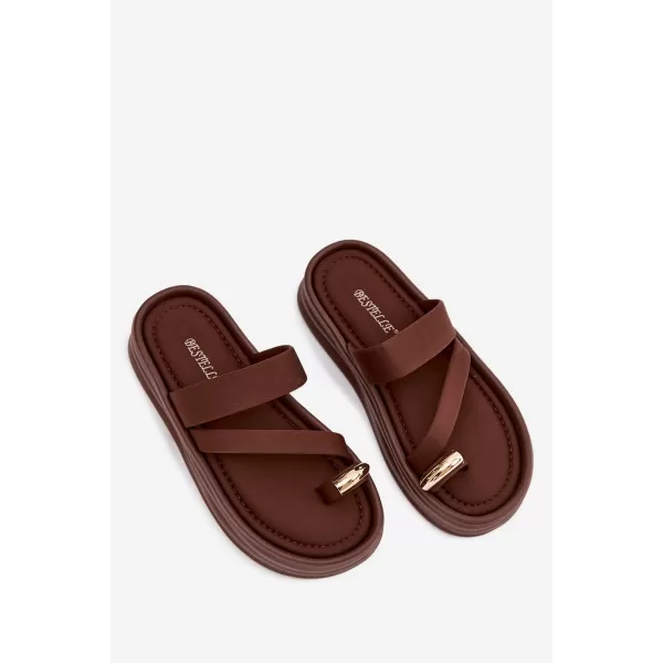  Dámské pantofle BOTO FARIELLE 41284 BROWN 