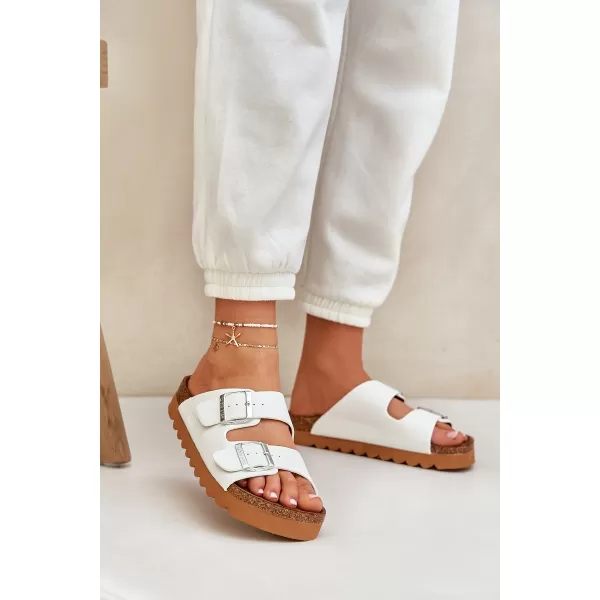  Dámské pantofle BIG STAR LL274480 WHITE 