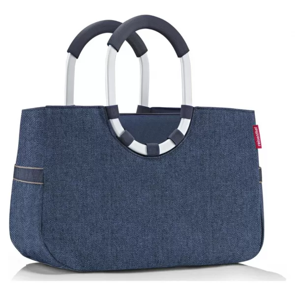  Taška Reisenthel Loopshopper M HERRINGBONE DARK BLUE 