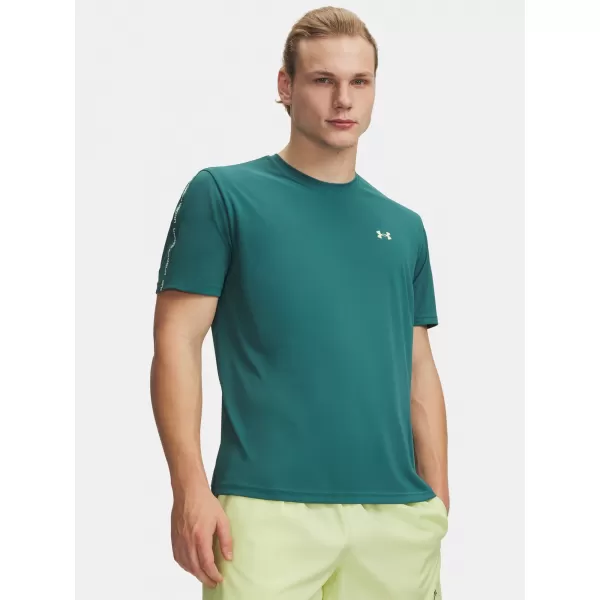  Pánské triko UNDER ARMOUR UA TECH TAPING SS 6012356-339 ZELENÁ 