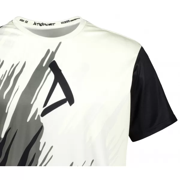  Pánské funkční triko premium ALTISPORT VOJ/ALM006TR01 ČERNÁ/SLONOVÁ KOST 