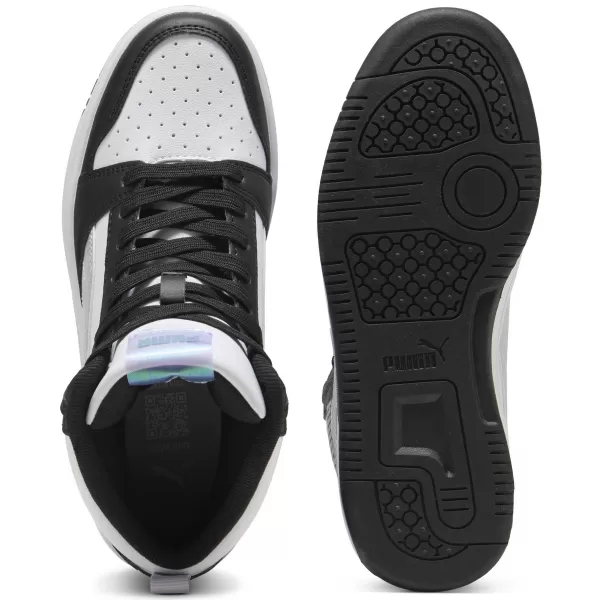  Dámské boty PUMA REBOUNDV6MIDSPACEBELLEJR 402768-02 PUMA BLACK/LILAC CRUSH/WHITE 
