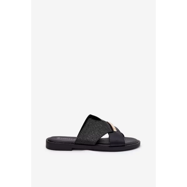  Dámské pantofle VINCEZA 17385 BLACK 