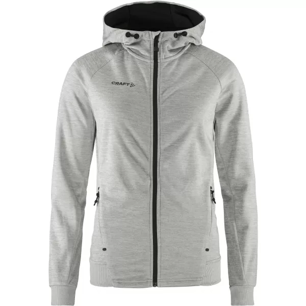  Dámská bunda s kapucí CRAFT Corp. ADV Unify Hoodie Jacket W ŠEDÝ MELÍR 