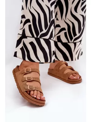 Dámské pantofle BOTO ULIRI 36079 CAMEL
