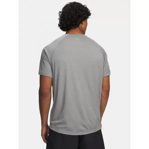  Pánské triko UNDER ARMOUR TECH TEXTURED SS 1382796-709 ŠEDÁ 