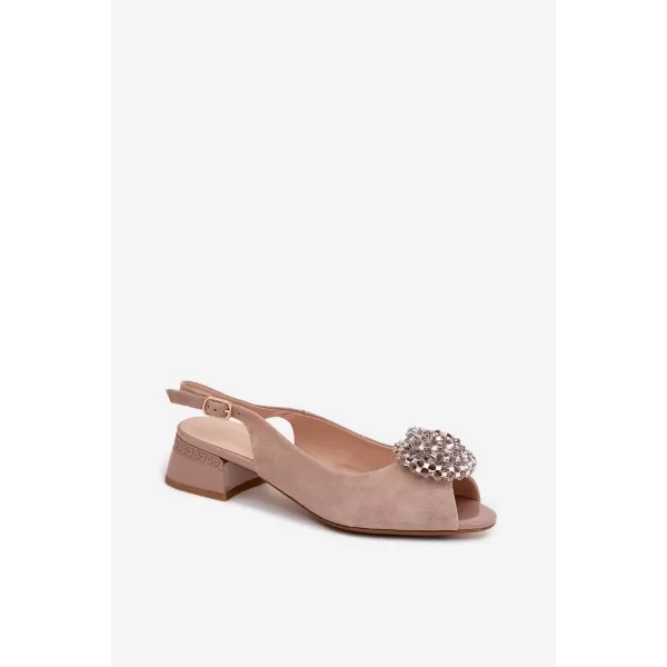  Dámské sandály D&A CR61-3030 BEIGE 
