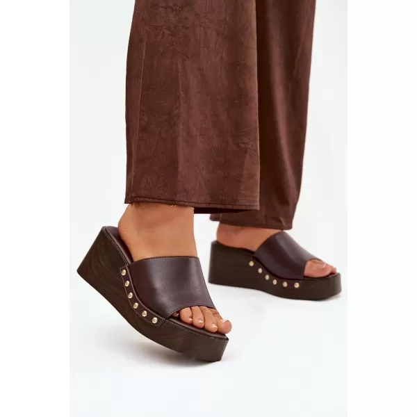  Dámské pantofle BOTO ARIONNE 41252 COFFEE 