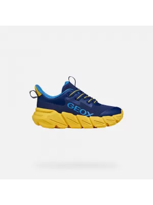Chlapecké tenisky GEOX FLEXYPER FAST J46N1A0149JC0657 TMAVĚ MODRÁ