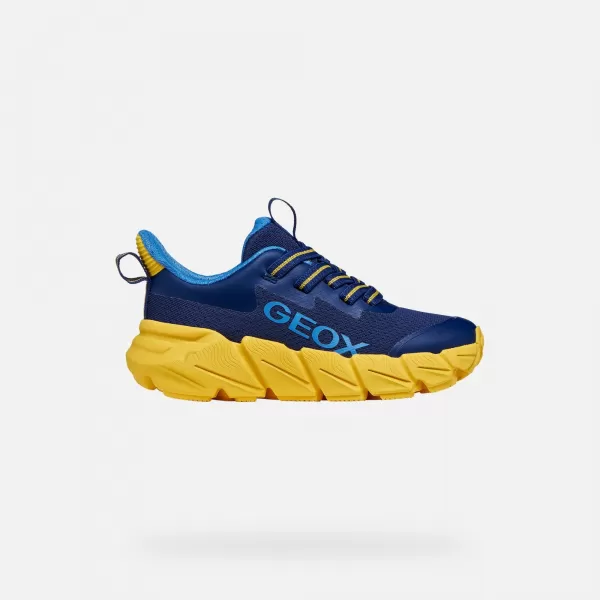  Chlapecké tenisky GEOX FLEXYPER FAST J46N1A0149JC0657 TMAVĚ MODRÁ 
