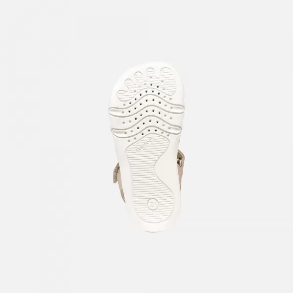  Dívčí sandály GEOX SANDAL STEPPIEUP B656QA0CR85C5000 BÉŽOVÁ 
