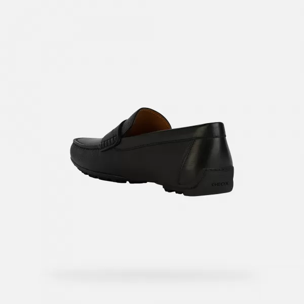  Pánské mokasíny GEOX KOSMOPOLIS + GRIP G002600 ČERNÁ 