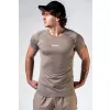 NEBBIA Seamless tričko s krátkým rukávem POWER 900 LIGHT BROWN ASH