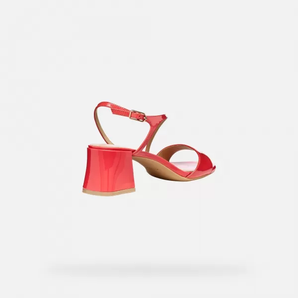  Dámské sandály GEOX NEW ERAKLIA 50 T01 G012947 ČERVENÁ 
