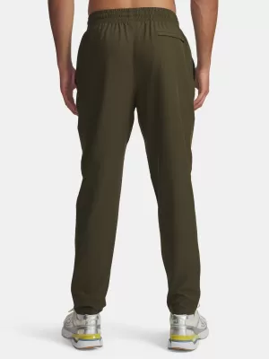 Pánské sportovní kalhoty UNDER ARMOUR UA UNSTOPPABLE TAPERED PANTS 6003861-308 ZELENÁ