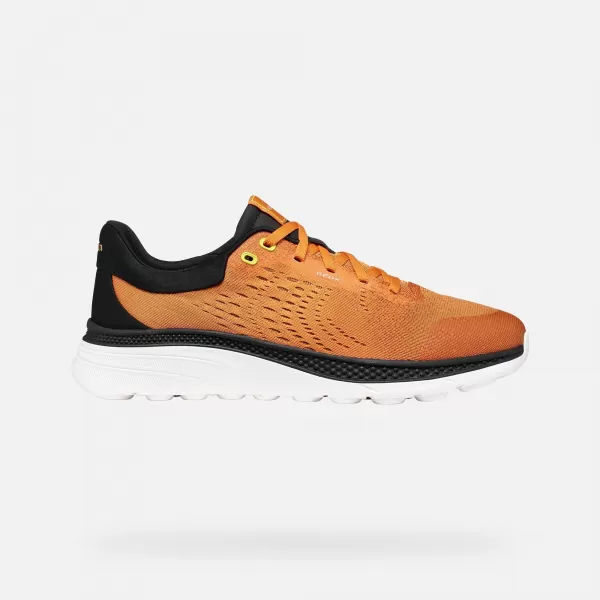  Pánské tenisky GEOX SPHERICA ACTIF X1 G014569 ORANŽOVÁ 