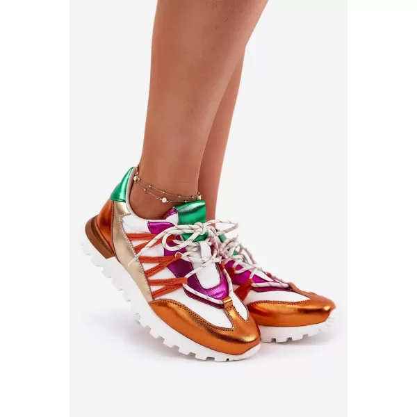  Dámské boty ARTIKER 56C1737 WHITE/ORANGE 