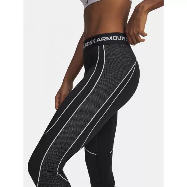  Dámské legíny UNDER ARMOUR UA COLDGEAR TEXTURED LEGGING 6003997-003 ČERNÁ 