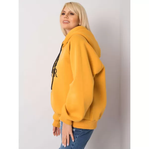  Dámská mikina EX MODA EM-BL-651/3.39X DARK YELLOW 