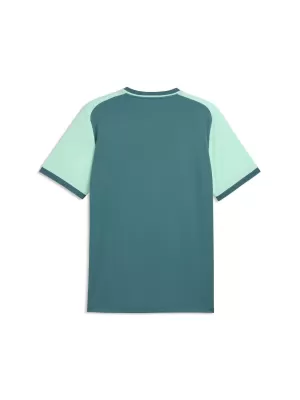 Pánské funkční triko PUMA TEAMLIGA26 MATCHDAY JERSEY 706544_43 EMERALD ICE/PUMA WHITE