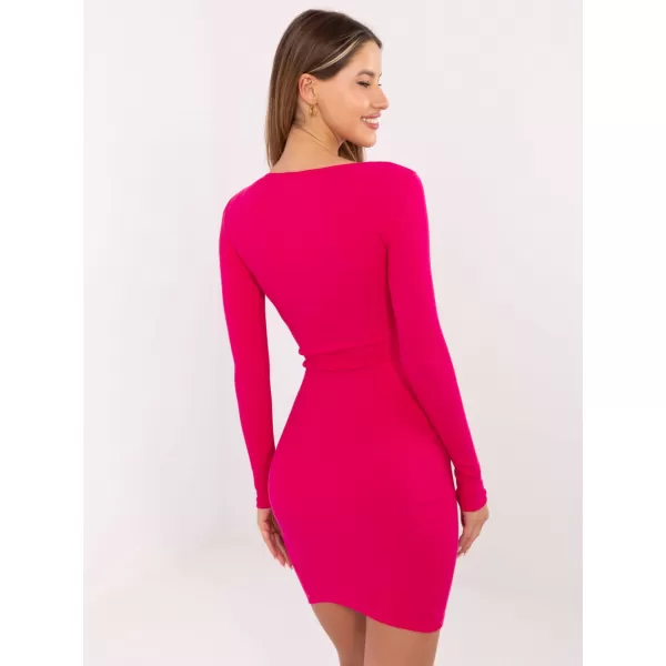  Dámské šaty RUE PARIS RV-SK-5296.01P FUCHSIA 