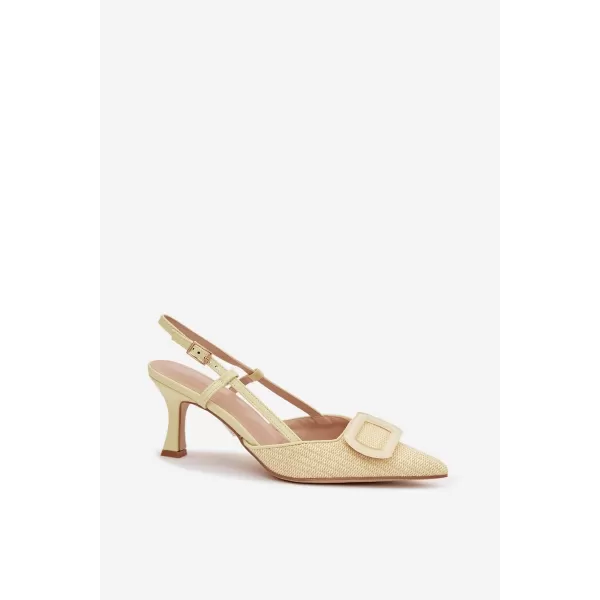  Dámské sandály BOTO ESLINA 41942 LIGHT YELLOW 