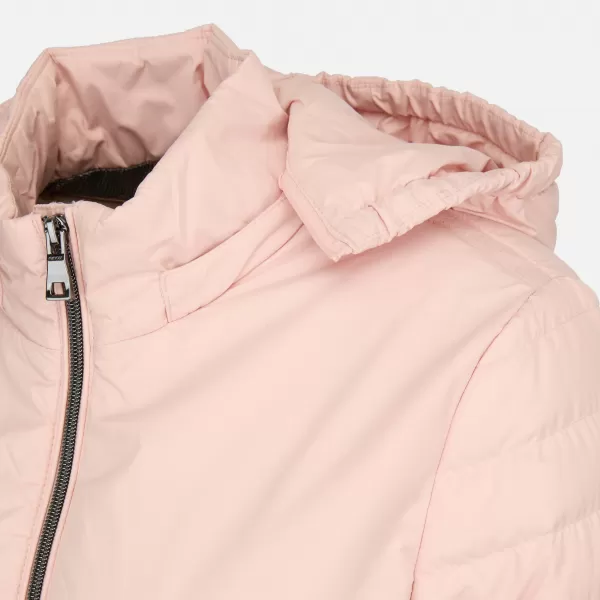  Dámská péřová bunda GEOX MYLUSE G012398 RŮŽOVÁ 