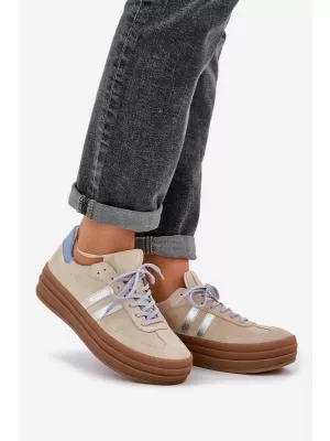 Dámské boty ZAZOO N1068S4 BEIGE