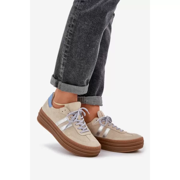  Dámské boty ZAZOO N1068S4 BEIGE 