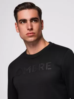 Pánská mikina OMBRE B1711 BLACK