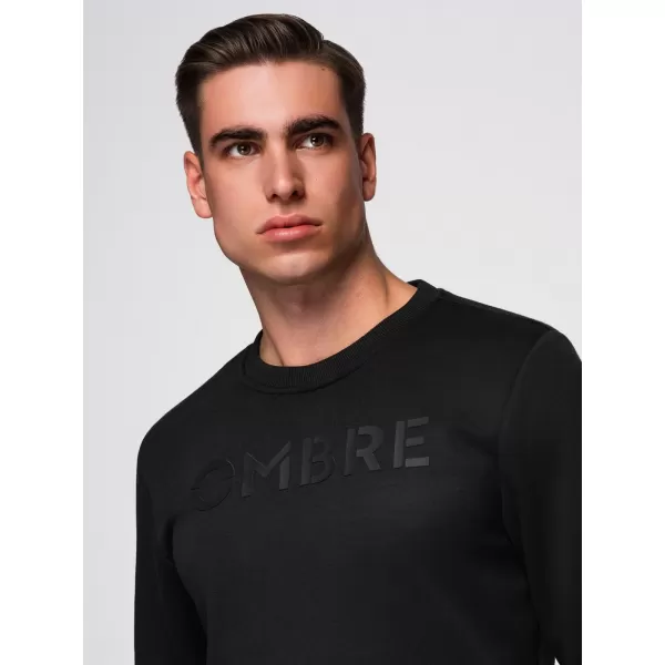  Pánská mikina OMBRE B1711 BLACK 
