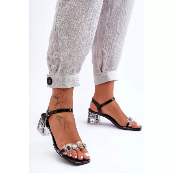  Dámské sandály S.BARSKI MR1037-01 BLACK 