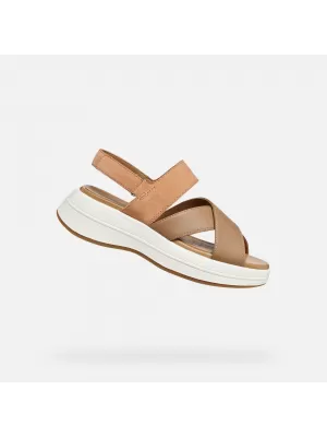 Dámské sandály GEOX SPHERICA ECUB-3 S G012857 HNĚDÁ