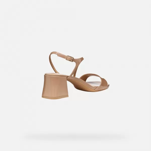  Dámské sandály GEOX NEW ERAKLIA 50 T01 G012946 SVĚTLE HNĚDÁ 