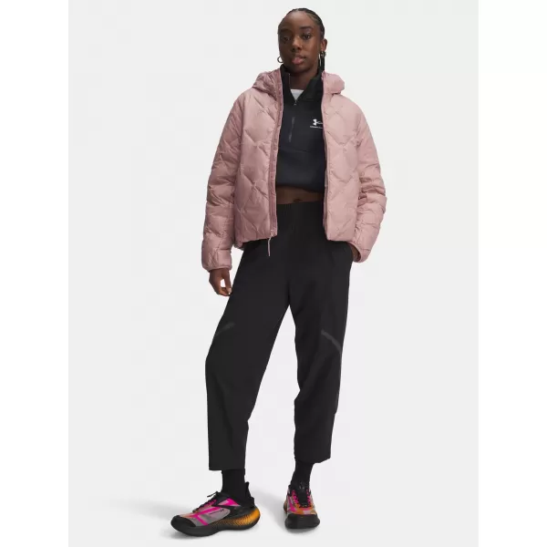  Dámská bunda UNDER ARMOUR LEGEND DOWN JACKET 6008818-673 RŮŽOVÁ 