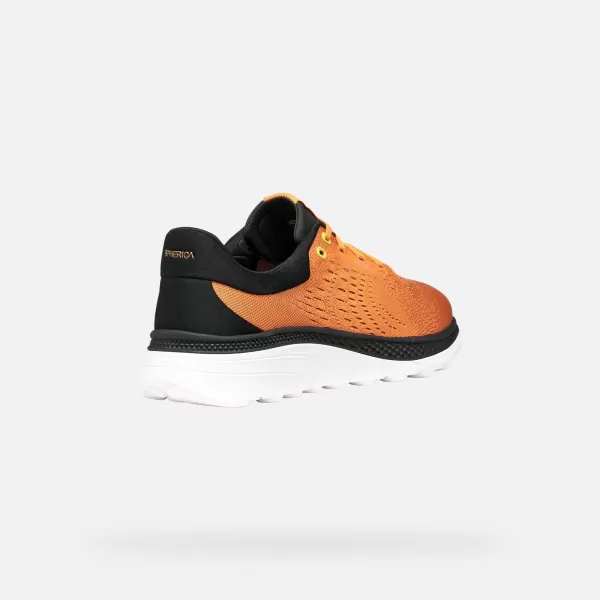  Pánské tenisky GEOX SPHERICA ACTIF X1 G014569 ORANŽOVÁ 