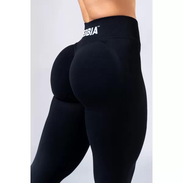  NEBBIA High-waist push-up legíny POWER 888 BLACK 