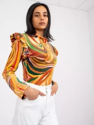 Dámská halenka ITALY MODA DHJ-BZ-6533C.90 DARK YELLOW