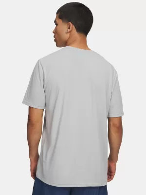 Pánské triko UNDER ARMOUR UA M WM LOCKER TAG SS 6012778-011 ŠEDÁ