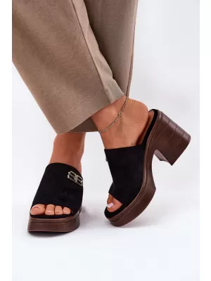 Dámské pantofle VINCEZA 17400 BLACK